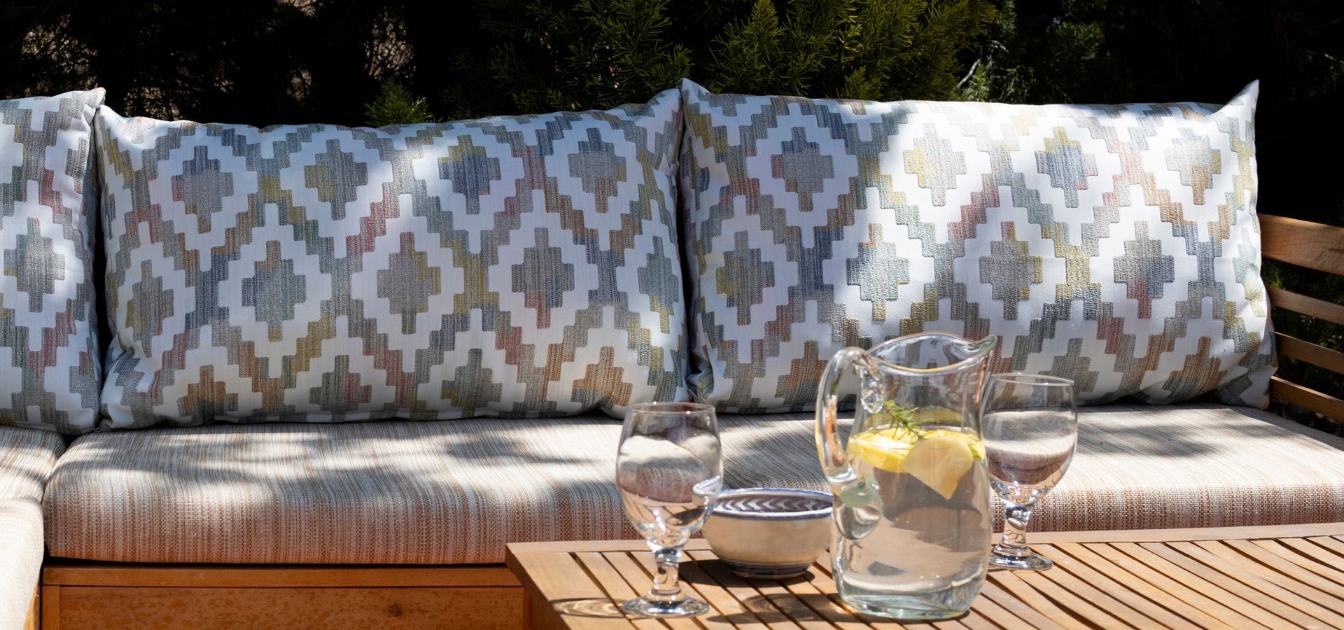 Outdoor upholstery fabrics